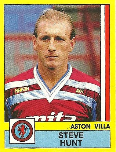 Aston Villa No 34 Panini Football 1987 Sticker S891 Steve Hodge 