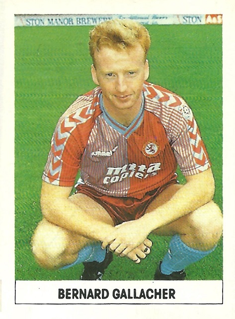 Kevin Gage Aston Villa S2311 Sun Soccer Football 1989/90 Sticker No 28 